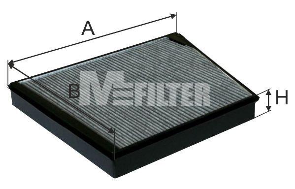 MFILTER K 9027C: Salono filtras aktyvios anglies filtras, žiedadulkių filtras