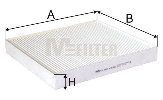 MFILTER K 9086: Filter, salongiõhk Tolmufilter