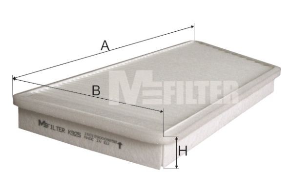MFILTER K 925: Filter, salongiõhk Tolmufilter
