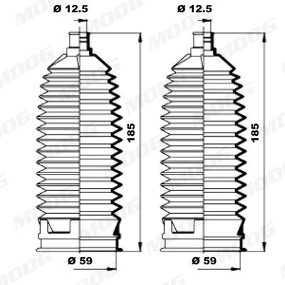 MOOG K150184: Ansamblu burduf, directie