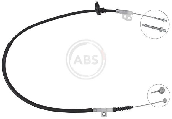 A.B.S. K17574: Cablu, frana de parcare 1255mm, 1255mm
