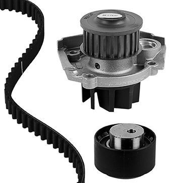 KWP KW1030-1: Veepump + hammasrihmakomplekt Hamm.hulk: 124