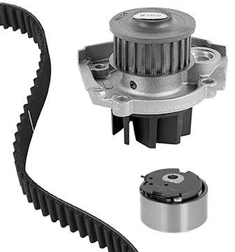 KWP KW1030-2: Veepump + hammasrihmakomplekt Hamm.hulk: 129