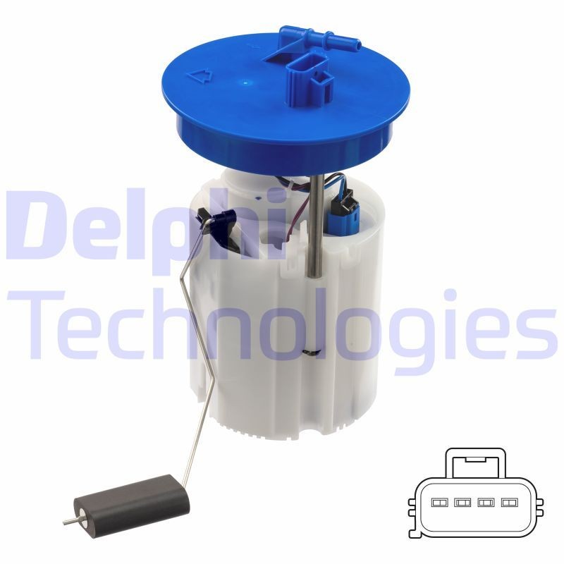 DELPHI KWP2428441: Veepump + hammasrihmakomplekt