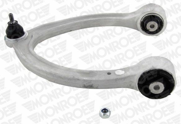 MONROE L23590: Brat, suspensie roata cu articulatie de sarcina/ghidare, cu bucsa de cauciuc