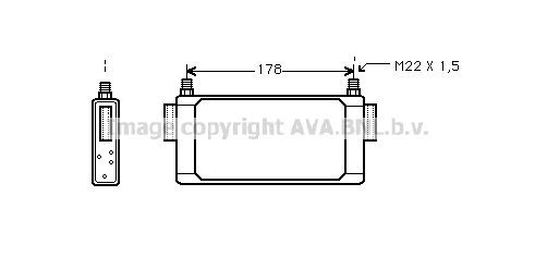 PRASCO LC3051: Radiator ulei, ulei motor