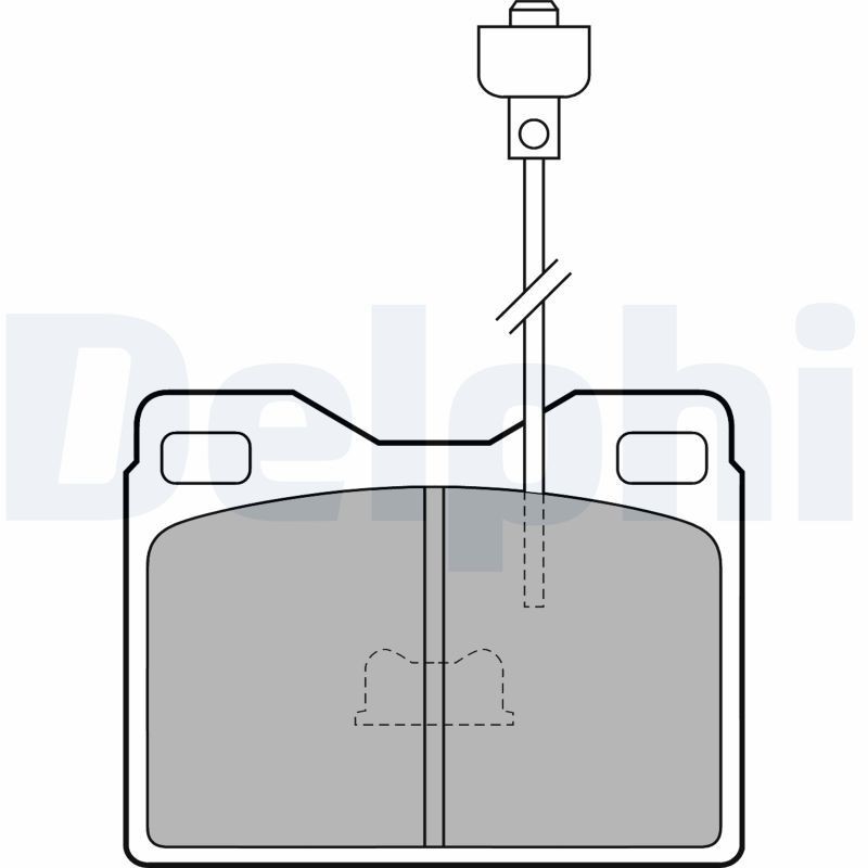 DELPHI LP160: Piduriklotsid ilma lisavarustuseta
