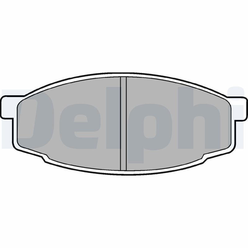 DELPHI LP461: Piduriklotsid ilma lisavarustuseta