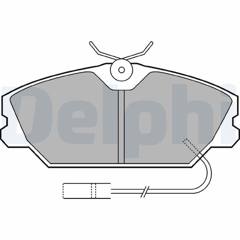 DELPHI LP539: Piduriklotsid ilma lisavarustuseta