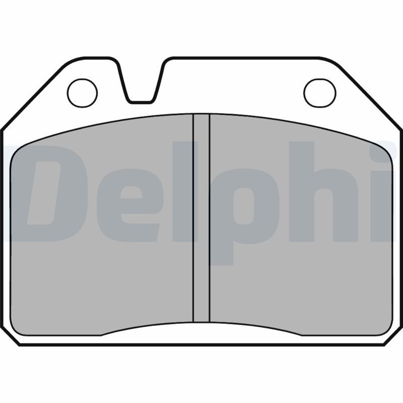 DELPHI LP55: Piduriklotsid ilma lisavarustuseta