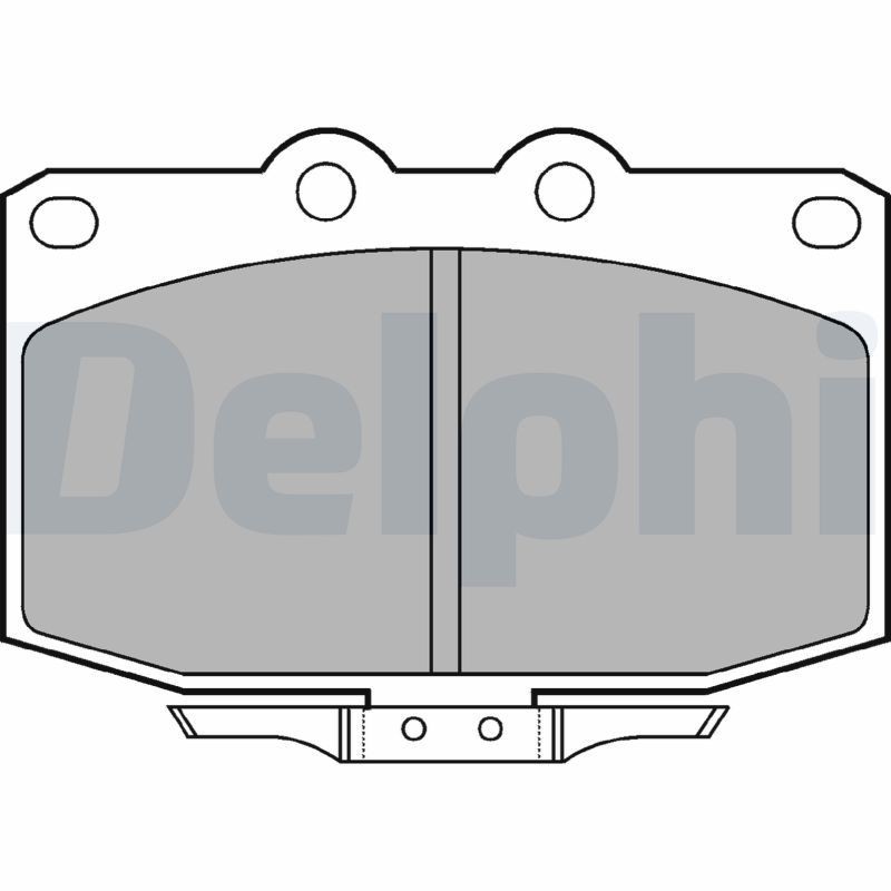 DELPHI LP621: Piduriklotsid ilma lisavarustuseta
