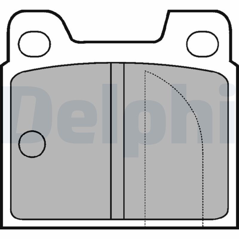 DELPHI LP81: Piduriklotsid ilma lisavarustuseta