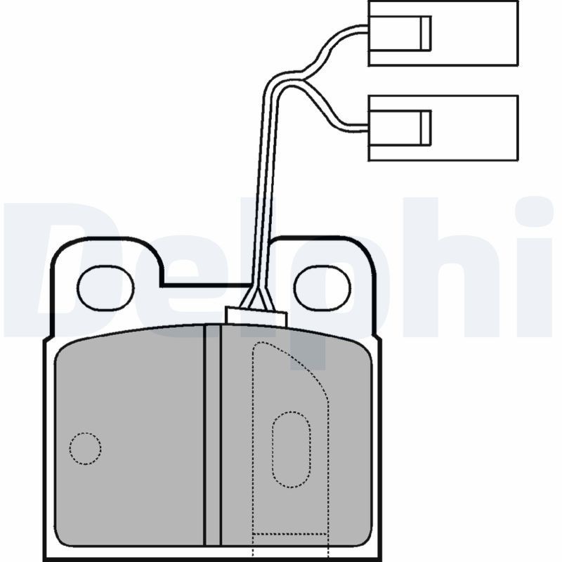 DELPHI LP824: Piduriklotsid ilma lisavarustuseta