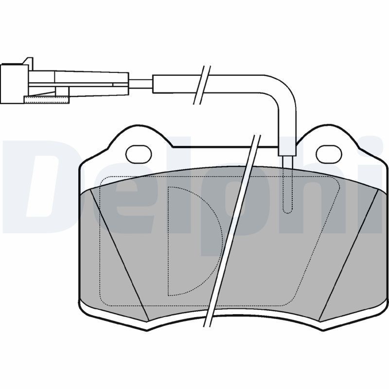 DELPHI LP849: Piduriklotsid ilma lisavarustuseta
