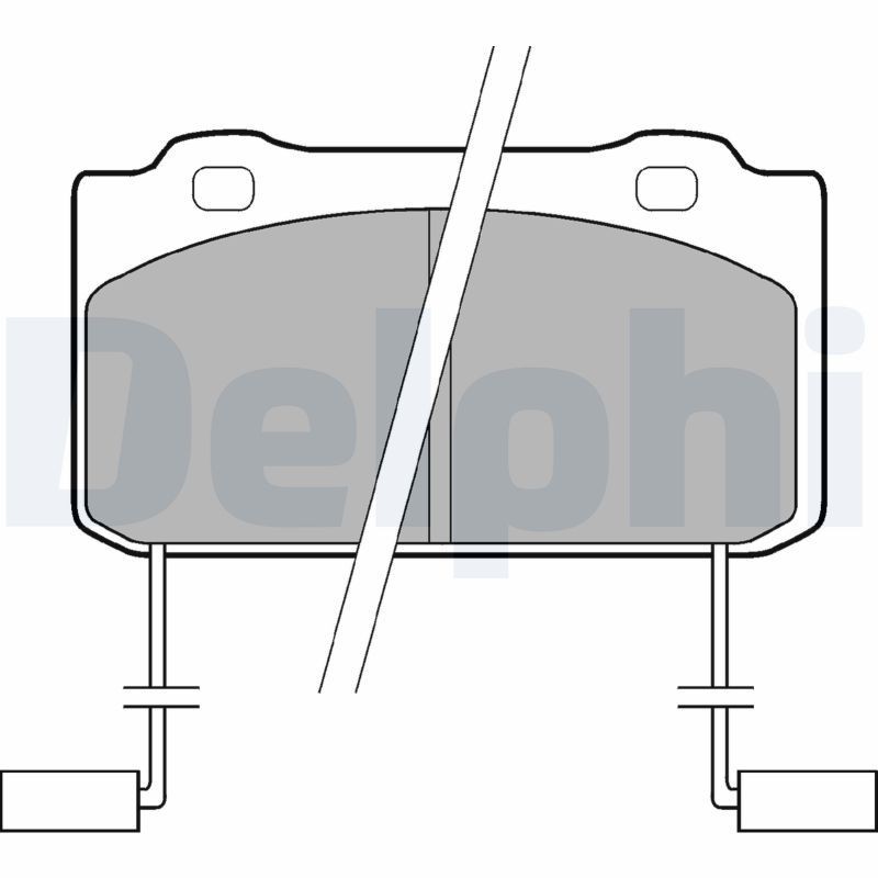 DELPHI LP899: Piduriklotsid ilma lisavarustuseta