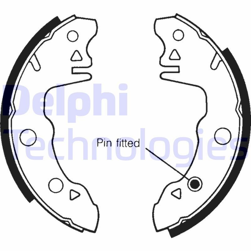 DELPHI LS1394: Kit ganasce freni