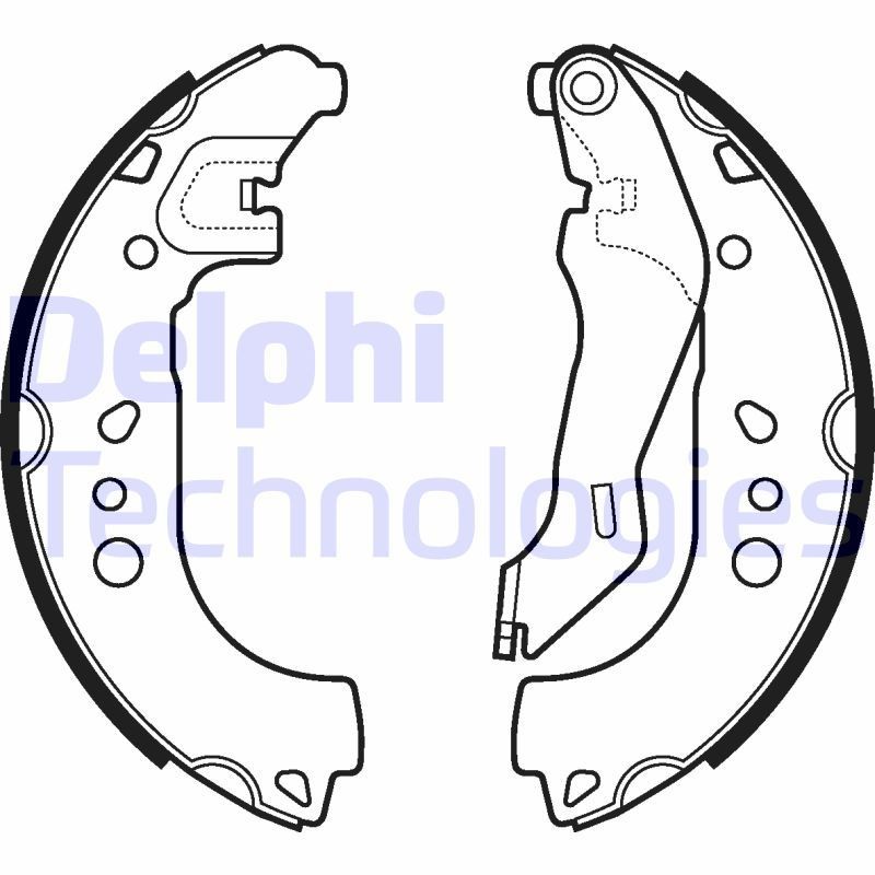 DELPHI LS2107: Piduriklotside komplekt