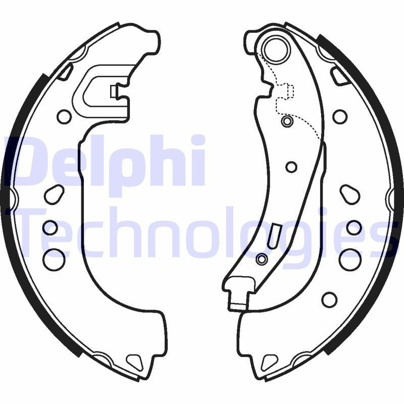 DELPHI LS2109: Piduriklotside komplekt