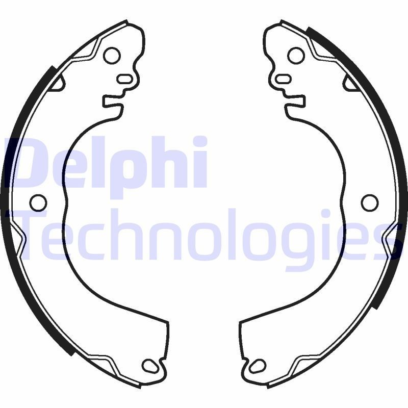 DELPHI LS2111: Комплект спирачна челюст
