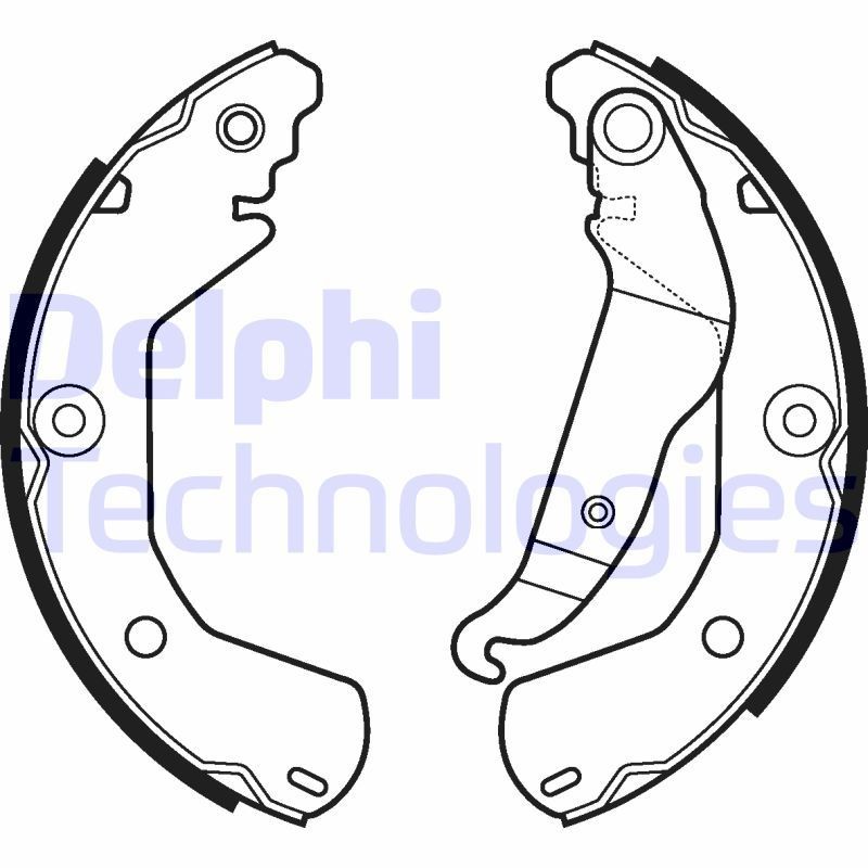 DELPHI LS2112: Piduriklotside komplekt