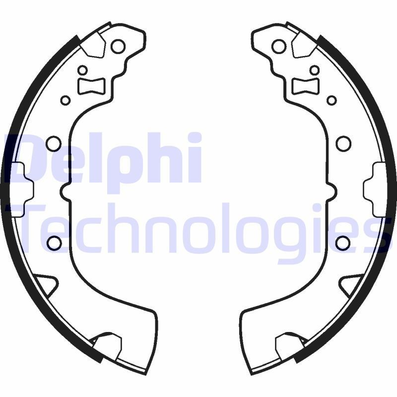DELPHI LS2113: Piduriklotside komplekt