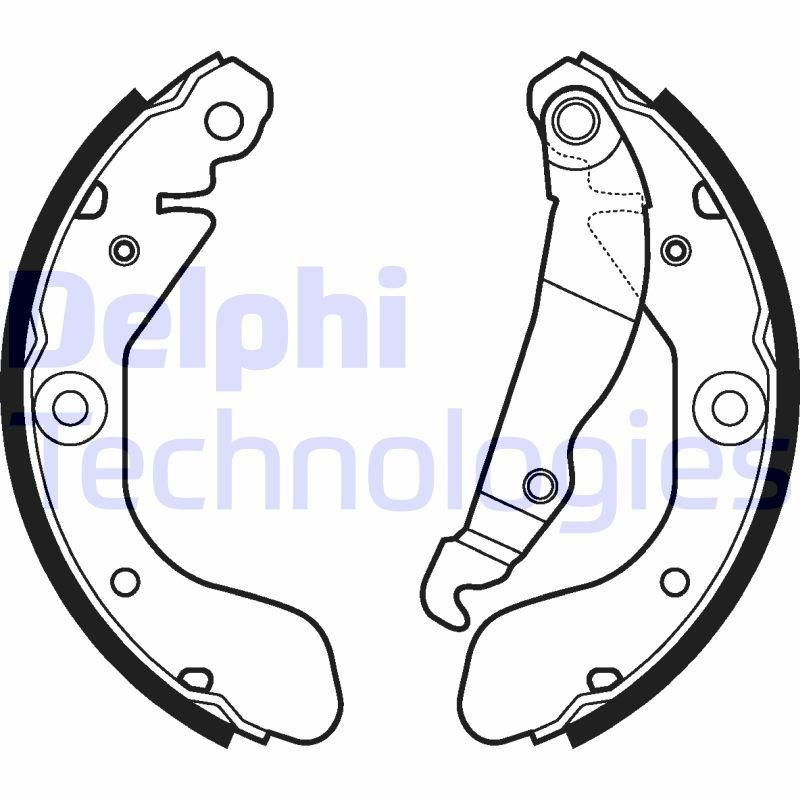 DELPHI LS2114: Piduriklotside komplekt