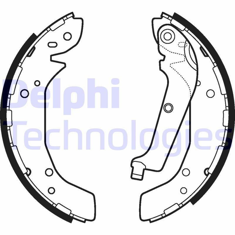 DELPHI LS2117: Piduriklotside komplekt