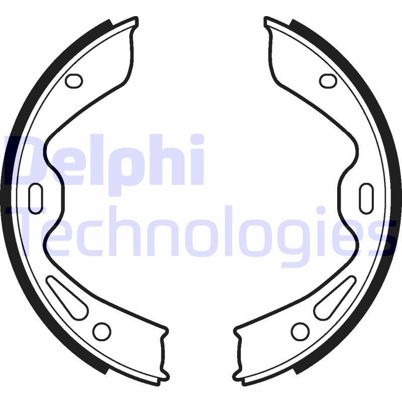 DELPHI LS2120: Piduriklotside komplekt, seisupidur