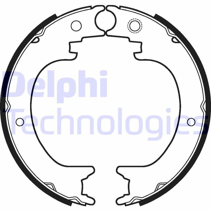 DELPHI LS2121: Piduriklotside komplekt, seisupidur