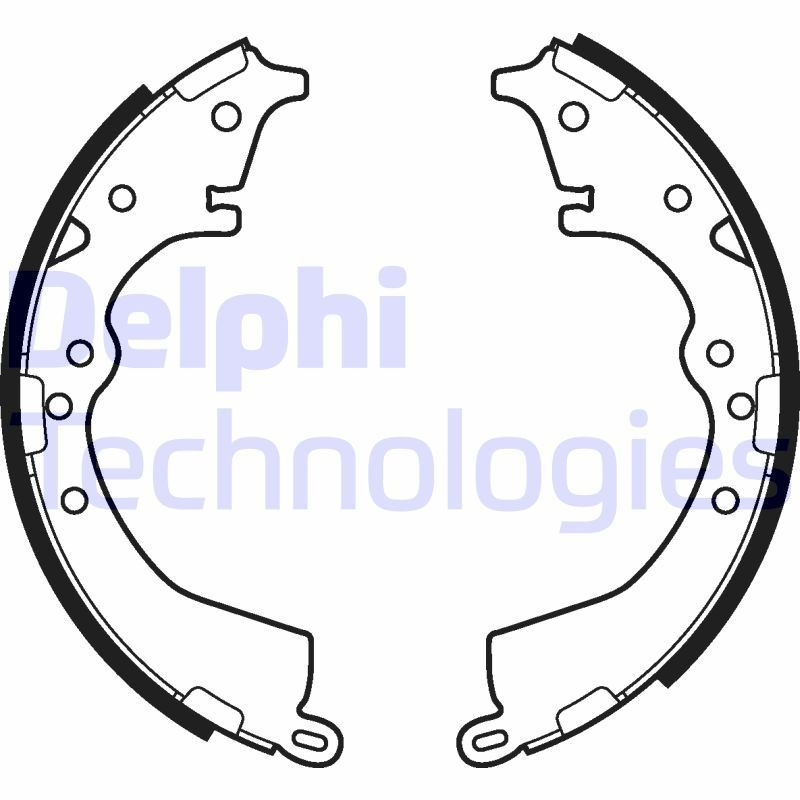 DELPHI LS2126: Piduriklotside komplekt