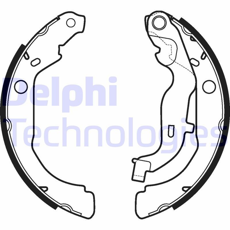 DELPHI LS2127: Piduriklotside komplekt