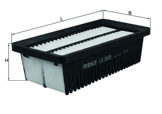 MAHLE ORIGINAL LX 2035: Filtru aer