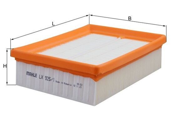 MAHLE ORIGINAL LX 925/1: Filtru aer