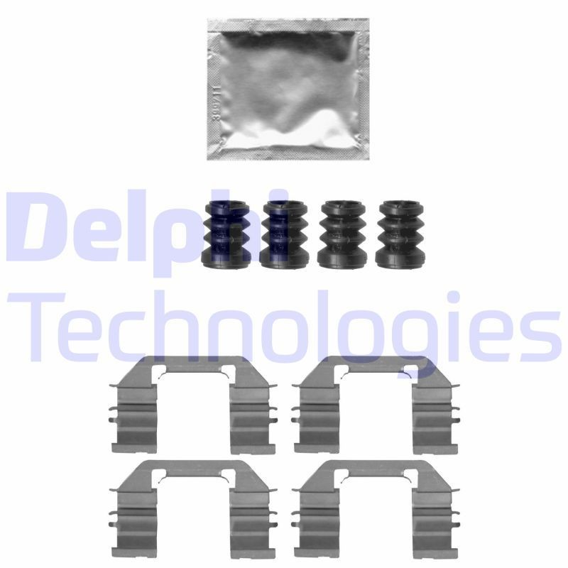 DELPHI LX0644: Lisakomplekt, ketaspiduriklotsid