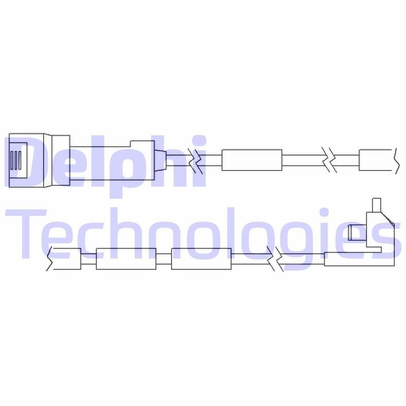 DELPHI LZ0105: Hoiatuskontakt, piduriklotside kulumine