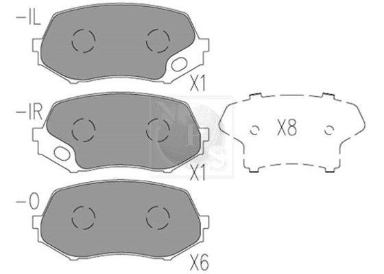 NPS M360I89: Piduriklotsid Esisild