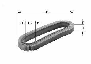 CLEAN FILTER MA 371: Oro filtras