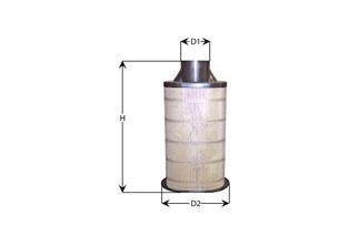 CLEAN FILTER MA1408: Filtru aer