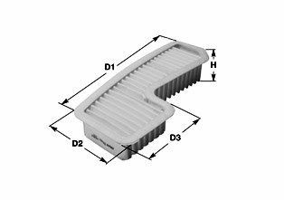 CLEAN FILTER MA3010: Õhufilter