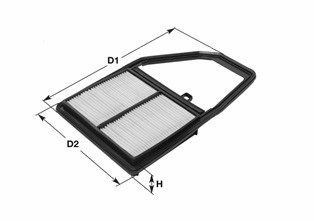 CLEAN FILTER MA3141: Gaisa filtrs