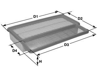 CLEAN FILTER MA3159: Õhufilter