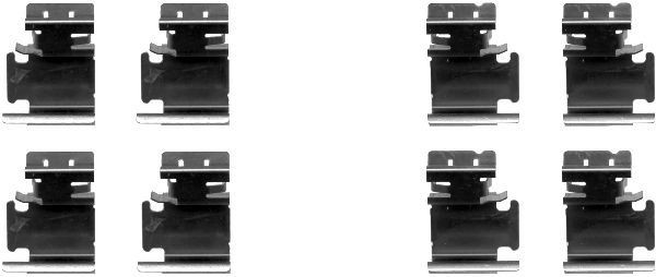 MINTEX MBA1298: Set accesorii, placute frana