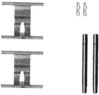 MINTEX MBA1660: Lisakomplekt, ketaspiduriklotsid