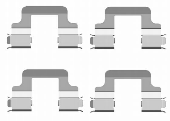 MINTEX MBA1679: Set accesorii, placute frana