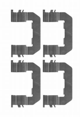 MINTEX MBA1719: Lisakomplekt, ketaspiduriklotsid