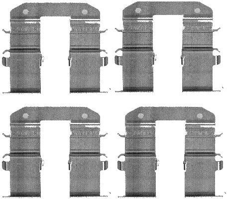 MINTEX MBA1734: Lisakomplekt, ketaspiduriklotsid