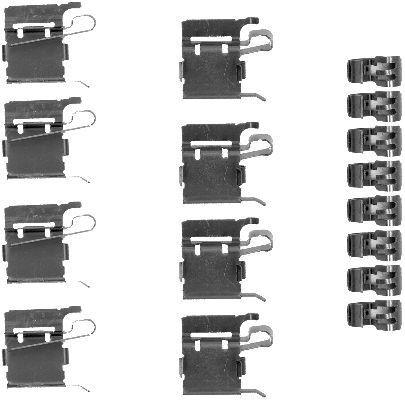 MINTEX MBA1748: Lisakomplekt, ketaspiduriklotsid