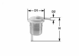 CLEAN FILTER MBNA 002: Filtru combustibil