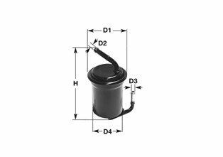 CLEAN FILTER MBNA1508: Degvielas filtrs