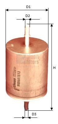 CLEAN FILTER MBNA1513: Filtru combustibil